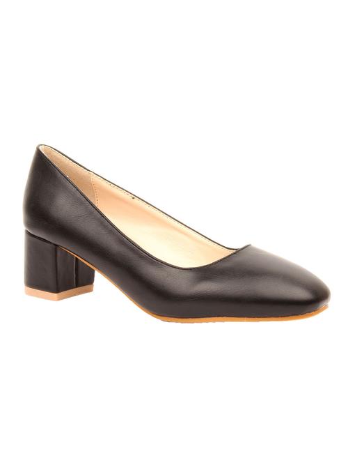 black leather slip on formal shoes - 12780416 - Very Small Image - 1