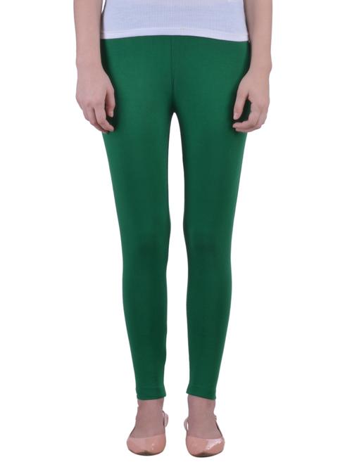 green cotton leggings - 12780728 - Very Small Image - 1