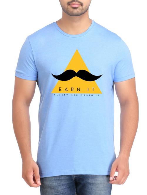 blue polyester tshirt - 12781085 - Very Small Image - 1