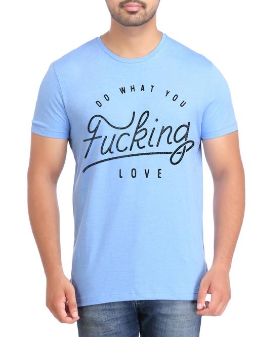 blue polyester tshirt - 12781351 - Very Small Image - 1