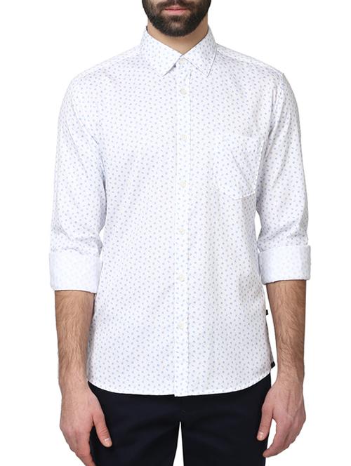 white cotton casual shirt - 12782556 - Very Small Image - 1