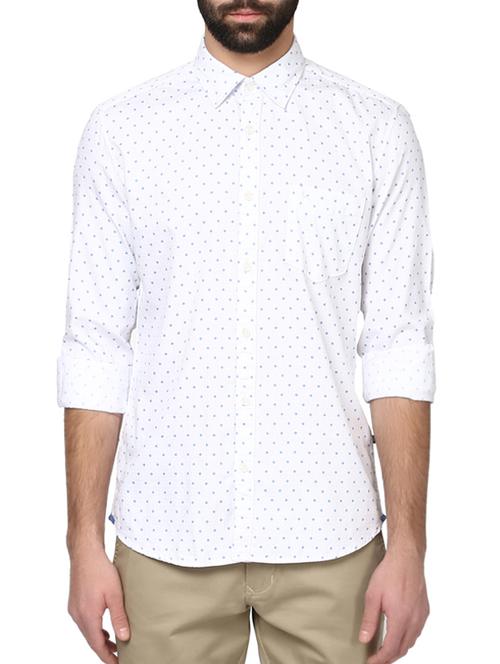 white cotton casual shirt - 12782563 - Very Small Image - 1