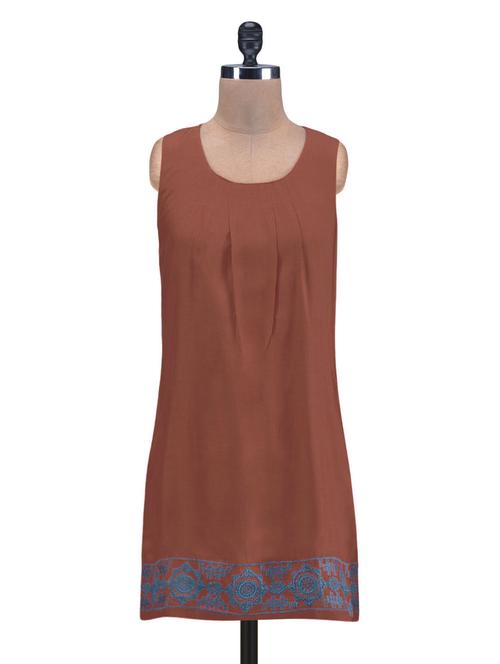 rust orange a-line tunic - 1278566 - Very Small Image - 1