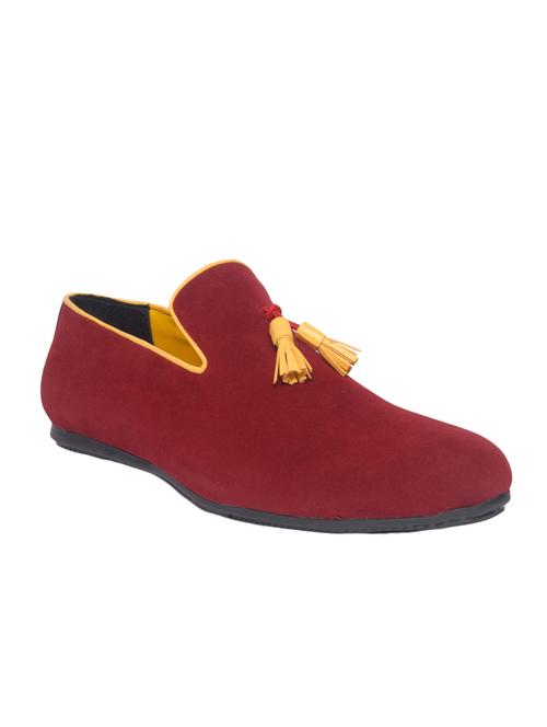 red Leatherette slip on loafer - 12788601 - Very Small Image - 1