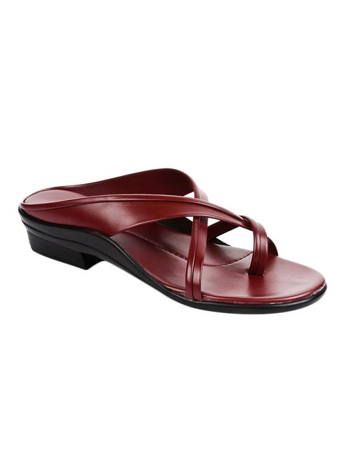 maroon slip on sandal - 12791187 - Very Small Image - 1