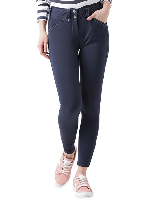 navy blue nylon jean - 12792250 - Very Small Image - 1