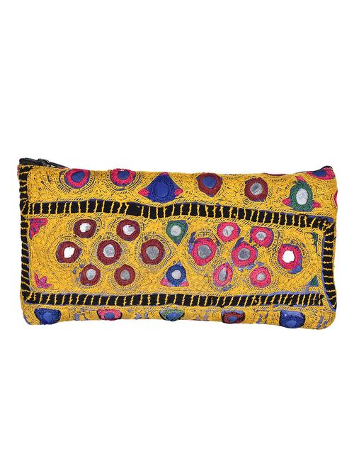yellow cotton clutch - 12794197 - Very Small Image - 1