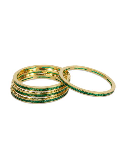 Green Metal Bangle - 12795076 - Very Small Image - 1