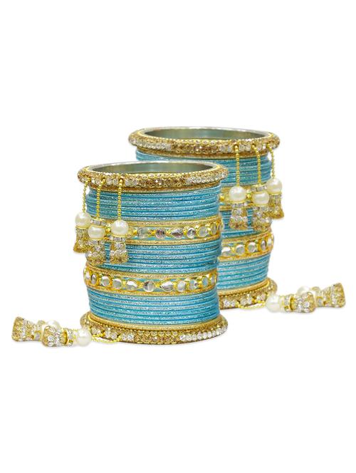 Blue Metal Bangle - 12795389 - Very Small Image - 1