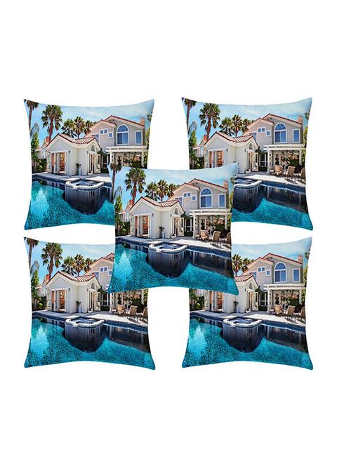 handloom hub digital print cushion cover-set of 5 - 12796102 - Very Small Image - 1