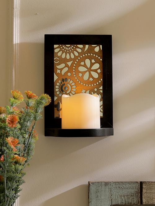 wonderful tealight holder with mirrow work - 12801576 - Very Small Image - 1