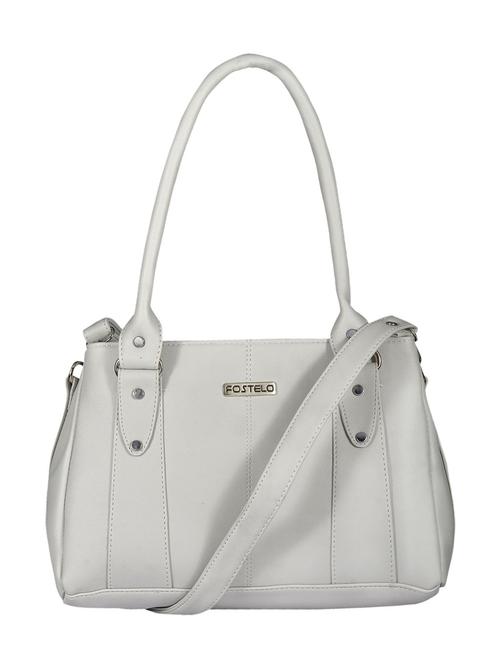 grey leatherette  handbag - 12802096 - Very Small Image - 1