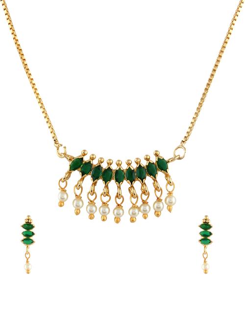 parijaat cz pendant for women - 12802605 - Very Small Image - 1