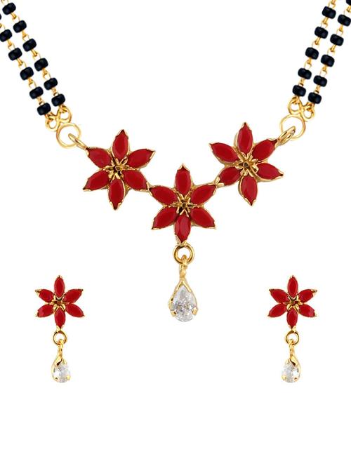 parijaat cz mangalsutra for women - 12803235 - Very Small Image - 1