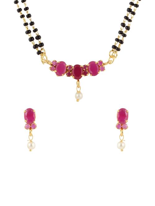 parijaat cz mangalsutra for women - 12803251 - Very Small Image - 1