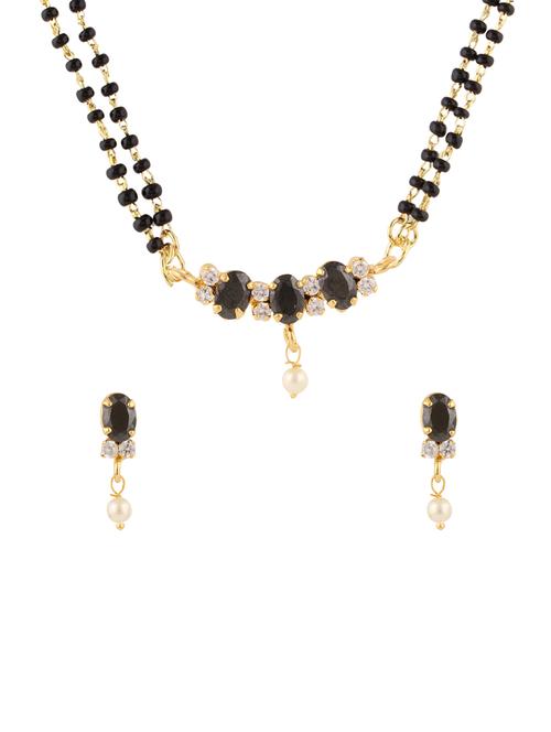 parijaat cz mangalsutra for women - 12803252 - Very Small Image - 1