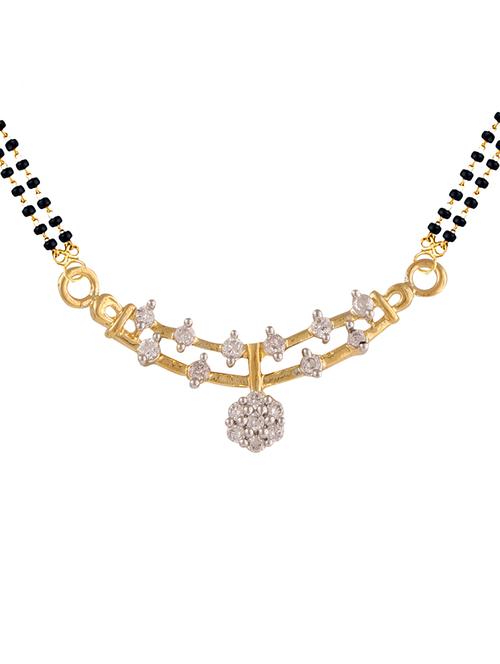 parijaat cz mangalsutra for women - 12803405 - Very Small Image - 1