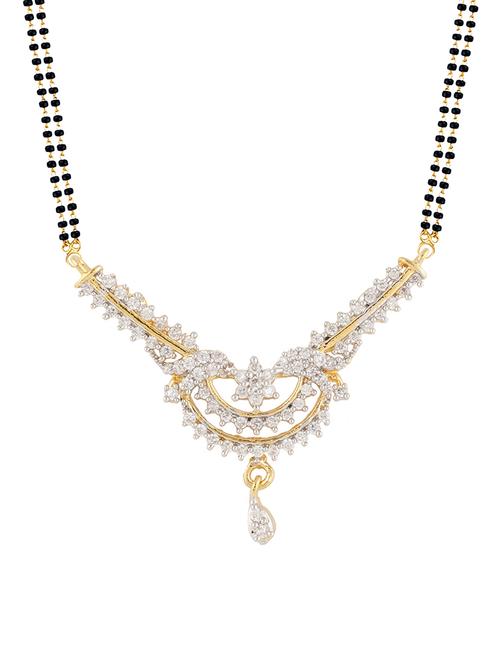 parijaat cz mangalsutra for women - 12803477 - Very Small Image - 1