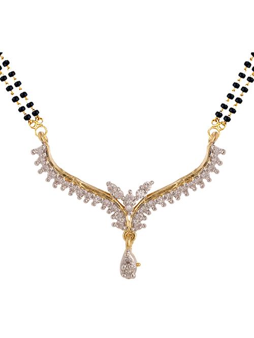 parijaat cz mangalsutra for women - 12803517 - Very Small Image - 1