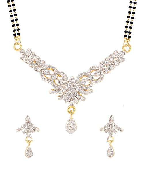 parijaat cz mangalsutra for women - 12803659 - Very Small Image - 1