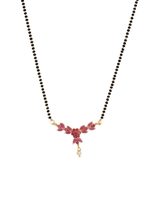 parijaat cz mangalsutra for women - 12803976 - Very Small Image - 1