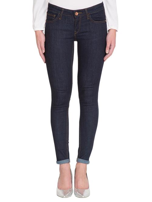 navy blue cotton jeans - 12806301 - Very Small Image - 1