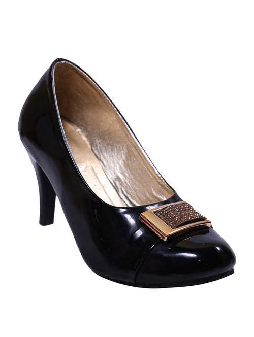 black suede slip on pumps - 12809859 - Very Small Image - 1