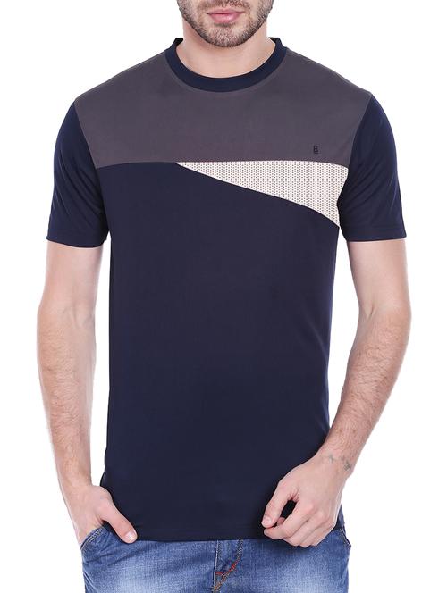 blue polyester tshirt - 12810301 - Very Small Image - 1