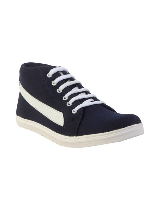 blue canvas lace up sneakers - 12817315 - Very Small Image - 1