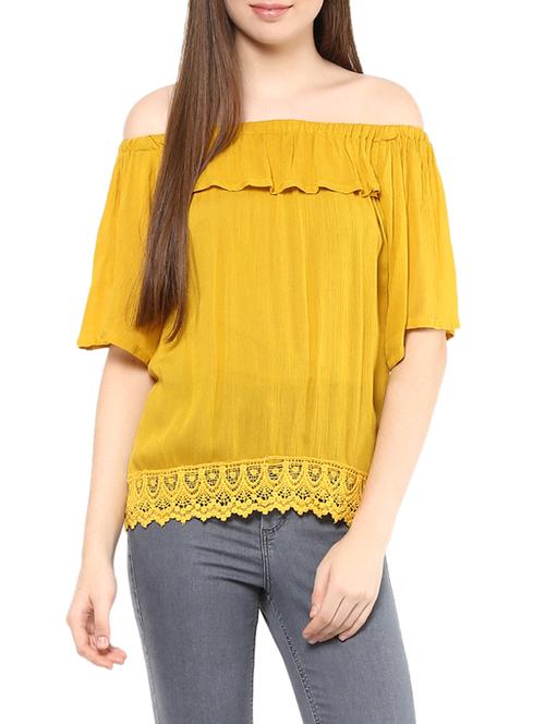 women's straight off shoulder top - 12818105 - Very Small Image - 1