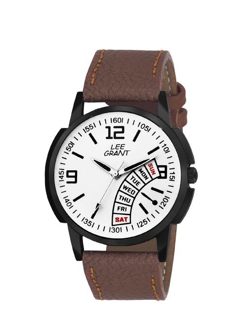 brown round dial analog watch - 12823012 - Very Small Image - 1