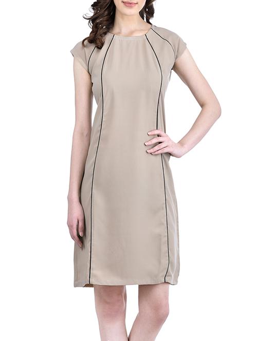 women's shift solid dress - 12823371 - Very Small Image - 1