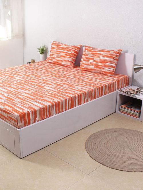 house this the rough strokes 100% cotton bed sheet - 12826713 - Very Small Image - 1