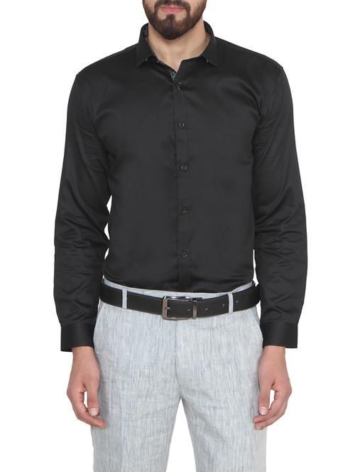 mens solids formal shirt - 12829611 - Very Small Image - 1