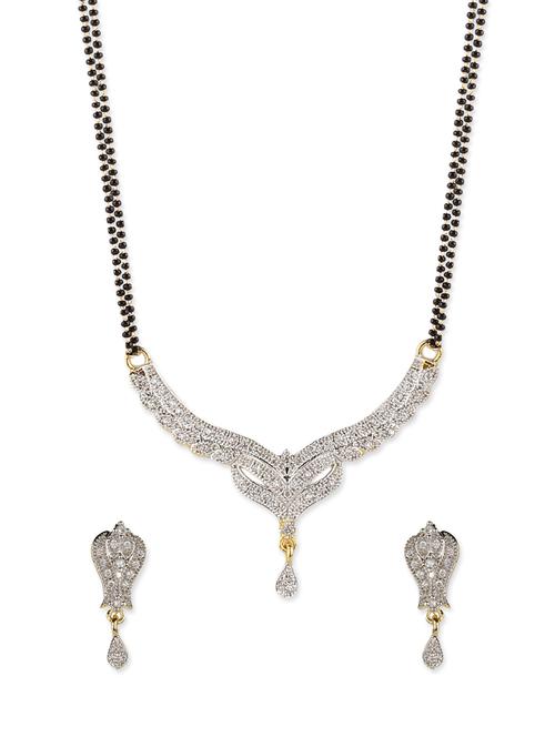 multi colored metal mangalsutra necklace - 12829696 - Very Small Image - 1