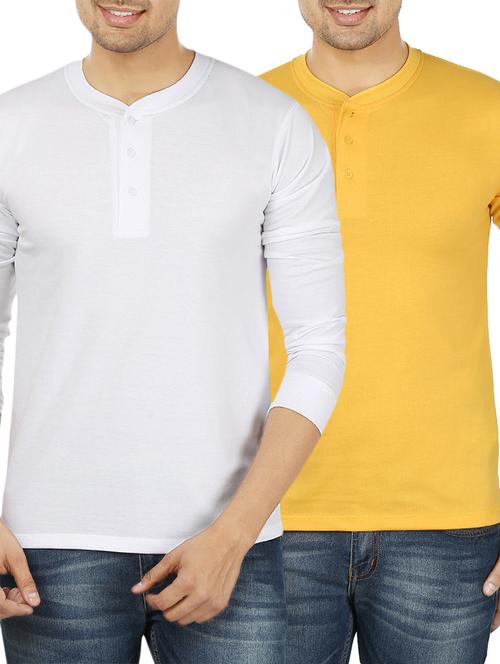 solid cotton t-shirts (set of 2) - 12833157 - Very Small Image - 1