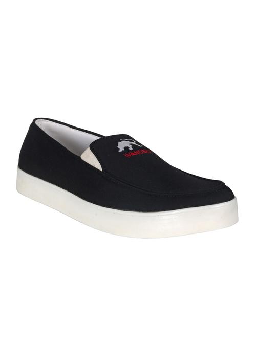 black canvas slip on shoe - 12835166 - Very Small Image - 1