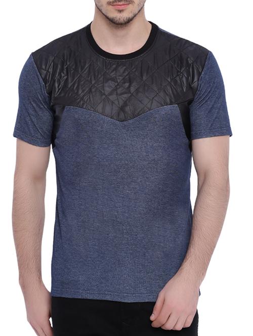 blue cotton tshirt - 12839332 - Very Small Image - 1