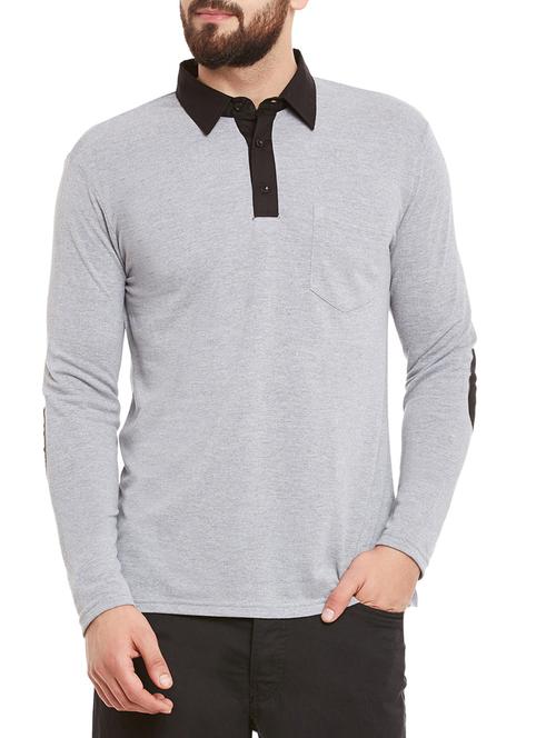 grey cotton tshirt - 12840457 - Very Small Image - 1