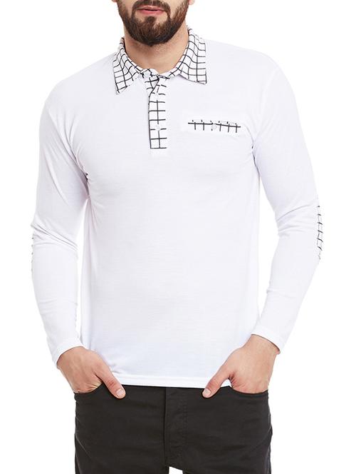 white cotton tshirt - 12840461 - Very Small Image - 1