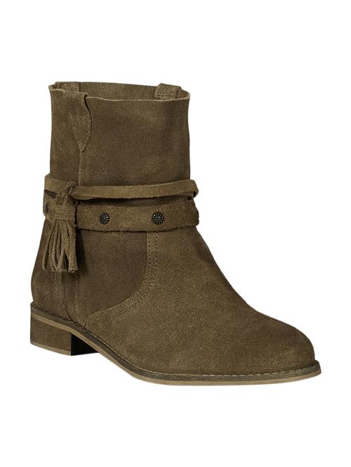 brown suede ankle boot - 12841214 - Very Small Image - 1