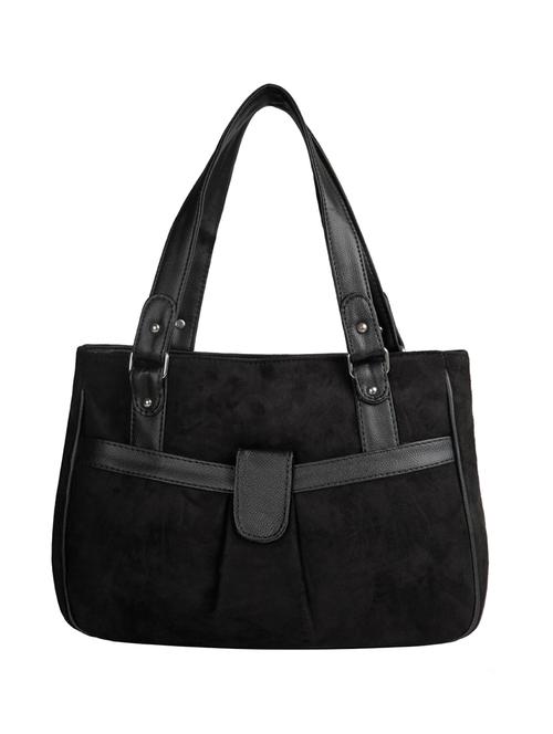 black leatherette handbag - 12841246 - Very Small Image - 1