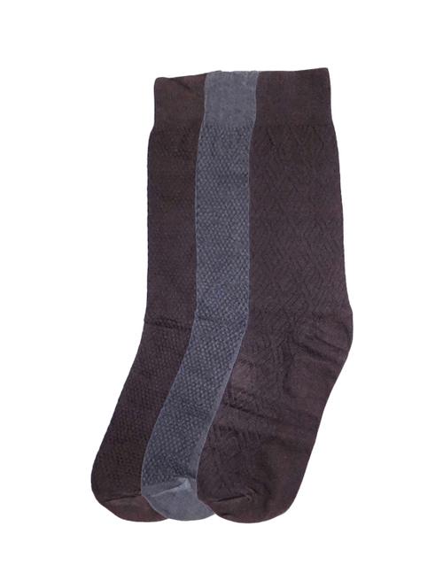 multi colored set of 3 cotton sock - 12842184 - Very Small Image - 1