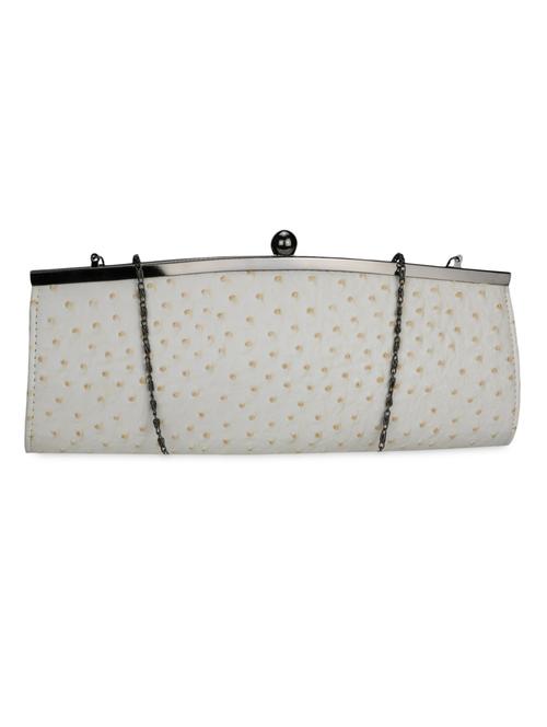 white leatherette clutch - 1284504 - Very Small Image - 1