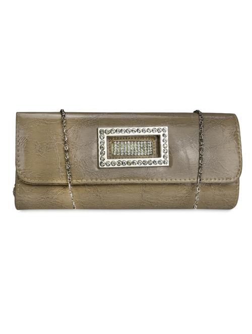 brown leatherette clutch - 1284514 - Very Small Image - 1