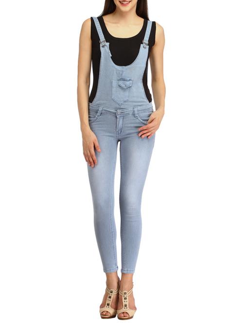 Grey Denim Jumpsuit - 12847146 - Very Small Image - 1