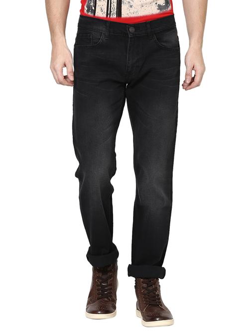 newport slim fit men black jeans - 12848616 - Very Small Image - 1