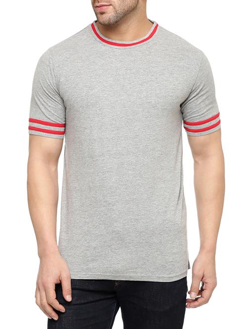 grey cotton tshirt - 12850227 - Very Small Image - 1