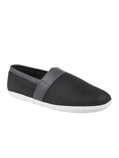 grey mesh & synthetic slip on shoes - 12850872 - Very Small Image - 1