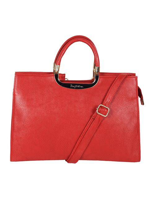 red leatherette handbag - 12853554 - Very Small Image - 1